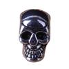 Xizang Modelo de Calavera de Plata Accesorios de Halloween Decoración de Terror Pulsera Craniforme de Calavera Pequeña Joyería para Perforaciones Accesorios Cuentas Sueltas