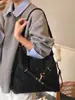Bolsa Feminina de Grande Capacidade, Bolsa de Ombro de Alta Qualidade para o Dia a Dia, Bolsa Tote Transversal Casual Retrô, Mochila Multifuncional