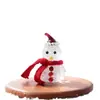 Zibo Vidrio Hecho a Mano Árbol de Navidad Muñeco de Nieve Adornos de Vidrio Regalos Creativos de Navidad Decoración de Escritorio Accesorios para Coche