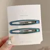 Pinzas para el pelo elegantes y exquisitas, nuevo modelo 2026, lindas pinzas BB coreanas, pinzas para flequillo, pasadores laterales de dopamina para mujer