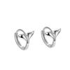 Pendientes de cola de sirena de plata esterlina S925, moda femenina, a juego, de alta calidad, estilo lujoso y ligero, con hebilla para la oreja.