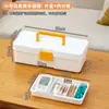 Bainabang Botiquín de Primeros Auxilios Caja de Almacenamiento de Medicamentos de Gran Capacidad Caja de Medicamentos de Clasificación Multicapa Caja de Almacenamiento para Glucómetro