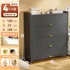 Armario de almacenamiento para balcón de casa, armario de almacenamiento de acero, estantería de múltiples niveles de pie para sala de estar, armario de almacenamiento integrado montado en la pared para vivienda de alquiler