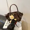 Bolsos de Gamuza de Nicho Súper Populares para Otoño e Invierno para Mujer 2025 Nuevo Bolso Cruzado Versátil Bolso de Mano de Moda Bolso Tote Pequeño