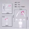 Botella con Gancho Personalizable de 30ml 50ml 75ml en Forma de Corazón Spray Portátil para Gel de Alcohol Desinfectante de Manos con Mosquetón