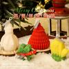 Vela de aromaterapia navideña, adornos de aromaterapia, regalo de Navidad, regalo de fragancia, vela navideña de copo de nieve, borde cruzado