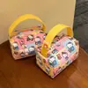 Nueva Bolsa de Almacenamiento de Gato Estilo Ins, Bolsa de Maquillaje de Dibujos Animados, Neceser Portátil para Viaje, Bolso Tote de Viaje Tridimensional, Bolsa Linda