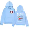 Sudadera con Capucha de Diseño de Marca de Moda Elemento Japonés Estampado de Grulla Simple y Versátil