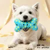 Hueso de juguete chirriante para mascotas hace sonidos, muele los dientes, alivia el aburrimiento, juguete de peluche interactivo para perros y gatos, duradero y adecuado para dormir con él