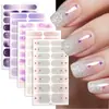 Película de Esmalte Rosa Cebola Degradê Zhengxiang para Unhas Francesas Adesivos de Manicure Estampagem a Quente 3D 16 Dedos Transfronteiriços Temu Adesivos Populares para Unhas