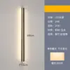 Lámpara de pared lineal minimalista transfronteriza, luz lineal moderna para mesita de noche y escalera, lámpara de pared para pasillo, lámpara de mesita de noche de lujo ligero