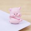Adornos creativos de cerdito para coche, consola central de coches de famosos de Internet, accesorios para coche, bonitas decoraciones para tartas de escritorio de oficina