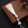 Bolsa Pequena Estilo Chinês com Franja de Borla Degradê 8cm Pingente de Borboleta Acessório para Hanfu Cheongsam Decoração de Alto Padrão