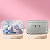 Insignia Rectangular de Hojalata Personalizada Mijo Largo Animación Bidimensional IP Regalo Base Cebolla Plateada Doble Barra de Destello