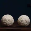 Escultura de Fruta em Marfim com Cabeça de Dragão, Ornamento de Noz para Segurar na Mão, Item Colecionável para Brincadeira Relaxante, Presente para Idosos, Dropshipping Disponível