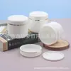 Frasco de crema con borde dorado de 150g, frasco vacío para ungüento, frasco de crema de manos de 150ml, frasco dispensador para mascarilla de arcilla, frasco vacío de arcilla de color