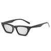 Gafas de Moda Estilo Europeo y Americano Gafas de Sol Ojo de Gato para Mujer, Gafas Versátiles Únicas de Montura Pequeña Color Jalea