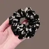 Flores DesabrochandoEstampa Vintage Scrunchie Elegante Moda Elástico de Cabelo Corda para Rabo de Cavalo Acessório de Cabelo de Viagem para Mulheres
