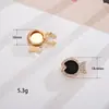 Botones Decorativos de Ropa para Mujer con Forma de Pez y Goteo de Aceite, Accesorios DIY, Pequeña Corona de Pedrería, Botones para Cuello, Accesorios de Joyería