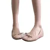 Zapatos de mujer de tacón bajo, suaves y elegantes, estilo francés, que aumentan la altura, nuevo modelo de otoño 2026, adecuados para combinar con faldas, bailarinas, zapatos bajos de cuero