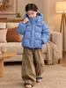 Ropa para Niños Zhilai Chaqueta de Plumas para Niños 2026 Invierno Nuevo Estilo Abrigo Engrosado para Niños Ropa Cálida para Bebé Niño Moderna