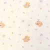 Tecido Crepe de Algodão 100% Dupla Camada Estampado Digital para Pijamas de Bebê e Roupas de Casa, Tecido Musseline de Algodão 100% Dupla Camada