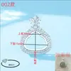 Colgante de Cobre 925 con Parte Superior Abierta, Incrustación Completa de Diamantes, No Incrustado con Jade, con una Pequeña Figura de Buda, Buda Maitreya de Jade para Manualidades