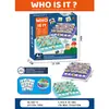 Jogo de Mesa Adivinhe Quem Eu Sou Cartas de Animais Educacional Infantil Interativo Multijogador Jogo de Tabuleiro Festa Presente de Feriado