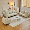 Sofá de luxo leve para salas pequenas, sofá simples de dois ou três lugares para apartamentos, lojas de roupas, imóveis para aluguel e áreas de recepção