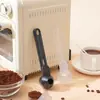 Cuchara de café deslizante para el hogar, creativa, mango largo, gran capacidad, con embudo, cuchara mezcladora de proteína en polvo, a prueba de fugas, producto nuevo transfronterizo