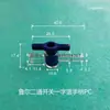 Conector de Válvula de Dos Vías Luer de Material de PC, Válvula Pequeña de Dos Vías, Válvula de Dos Vías Macho y Hembra, Conector de Tubo de Conexión Directa para Manguera de Plástico