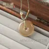 Colgante de Ágata Nube Cerradura Patrón Dragón de Hielo Natural de Alta Calidad, Colgante de Calcedonia Calabaza Máscara de Zorro, Collar de Frijol de la Fortuna