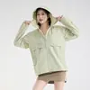 Ropa con Protección Solar UPF50+ para Hombres y Mujeres, Chaqueta Ligera Transpirable para el Verano al Aire Libre con Capucha, Chaqueta Deportiva Anti-UV, Moderna
