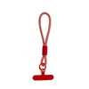 Lanyard Tejido Corto de Moda para Teléfono Móvil Anillo de Doble Propósito Multifuncional Correa de Muñeca Cuerda de Poliéster Fuerte Anti-Pérdida Accesorios