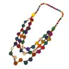 Collar de Múltiples Capas Hecho a Mano con Cuentas de Estilo Étnico Bohemio, Color Retro Europeo y Americano, Popular Transfronterizo, para Mujer