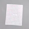 Pegatinas para Uñas Estrella de Cinco Puntas Corazón Pegatinas Mini Estrella Corazón Corazón Melocotón Calcomanías 3D para Uñas con Adhesivo Trasero Decoración