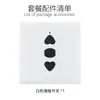 Porta de rolo porta de rolo caixa de fechadura de porta de rolo botão de parede interruptor de elevação interruptor de botão de montagem na superfície montagem oculta acessórios do motor do interruptor de botão