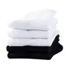 Calcetines cortos de color liso, cómodos, absorbentes de sudor, estilo de negocios para primavera y verano, calcetines unisex transpirables, antibacterianos y resistentes al olor, calcetines simples negros de media pantorrilla