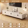 Móvel de TV para sala de estar, adequado para apartamentos pequenos, design moderno e minimalista, novo modelo 2026, com armazenamento e organização integrados