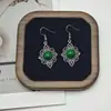 Aretes de Turquesa Europeos y Americanos Nuevos Aretes de Borla Bohemios Aleación Geométrica Retro Elegante Exagerada Joyería para la Oreja
