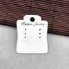 Pendientes de 4 x 5 cm con gancho de tarjeta 925, pendientes de plástico con gancho de tarjeta, embalaje de PVC, joyería de plata de ley.