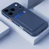 Adecuado para iPhone 17 Funda de teléfono Silicona Se Ranura para tarjeta 16 Apple 15Pro TPU suave Integrado 78Plus Nuevo modelo 13