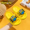 Pantuflas Infantiles de Minions para Niños y Niñas Chanclas Padre-Hijo Calzado Ligero Antideslizante para Interiores Inodoro Fabricante de Pantuflas Infantiles