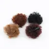 Bolsa para Peluca Afro Peluca de Fibra Química Africana Europea y Americana Bolsa para Cabello con Cordón de Oruga Flor de Bebé