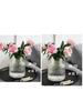 Vaso Transparente Simples Estilo Nórdico Ins Feng Shui Flores Vaso de Vidro para Decoração de Sala de Estar Decoração de Celebridade da Internet