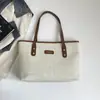 Bolsa de mão tote bag nova da moda transfronteiriça bolsa de ombro minimalista retrô para o dia a dia bolsa feminina de personalidade casual para curtas distâncias