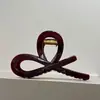 Coreia do Sul alta qualidade acrílico garra grampo de cabelo grande tubarão grampo simples grampo de cabelo feminino parte de trás da cabeça acessórios de cabelo atacado