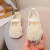 Zapatos de Cuero para Niñas Malla Hueca Transpirables Suela Suave Zapatos para Niños Pequeños Estilo Primavera/Verano 2026 Zapatos Infantiles Zapatos de Princesa para Bebé Niña Modernos