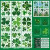 Adesivos para Festival Irlandês Atacado St. Adesivos de Janela Trevo de Quatro Folhas de Animais do Patrick Decoração de Atmosfera de Festa Adesivos de Vidro