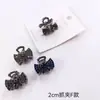 Pinza para el Cabello con Lazo de Pedrería Coreano, Pinza de Tiburón, Pinza para Flequillo, Pinza Superior, Pinza Media, Diseño Pequeño de Lazo Estilo Coreano